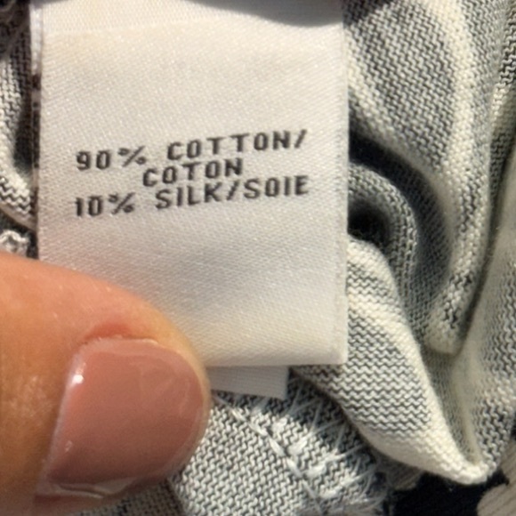 DVF Diane von Furstanburg Black and White Floral Romper Sz 10 - Picture 8 of 8